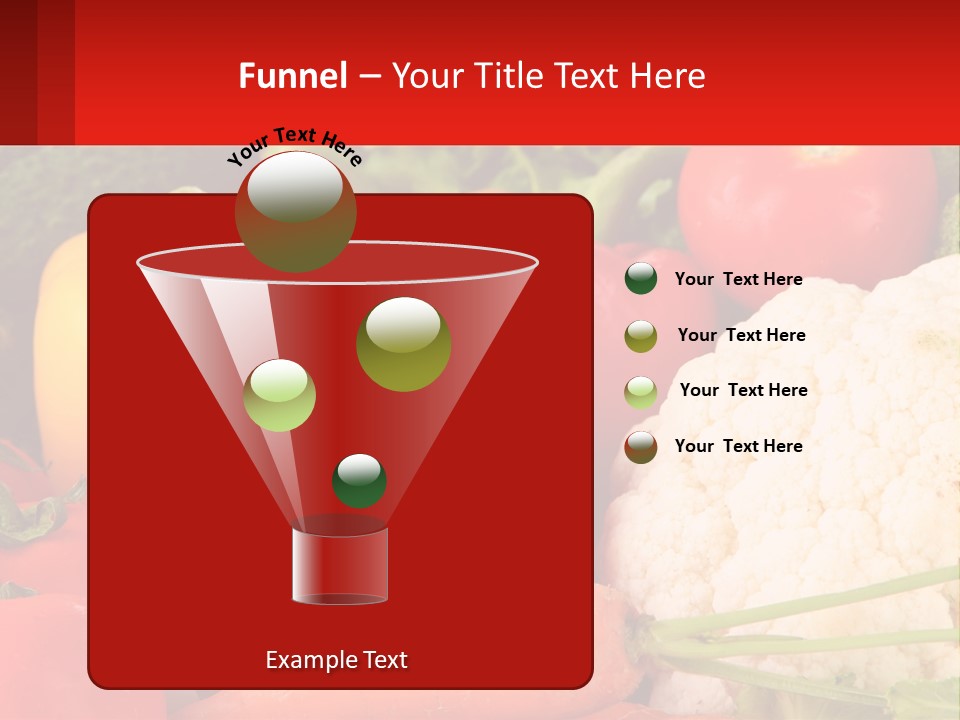 A Bunch Of Different Types Of Vegetables On A Table PowerPoint Template