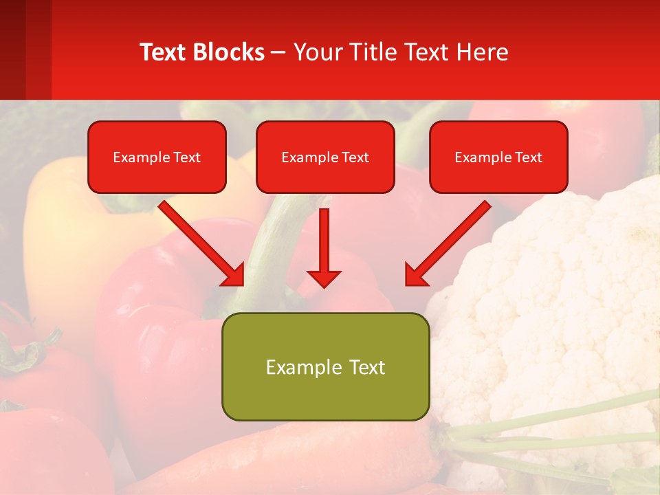 A Bunch Of Different Types Of Vegetables On A Table PowerPoint Template