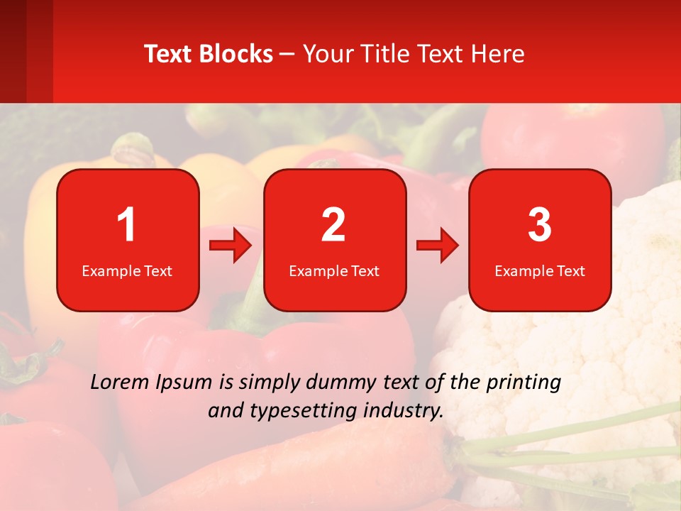 A Bunch Of Different Types Of Vegetables On A Table PowerPoint Template