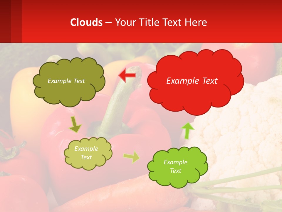 A Bunch Of Different Types Of Vegetables On A Table PowerPoint Template