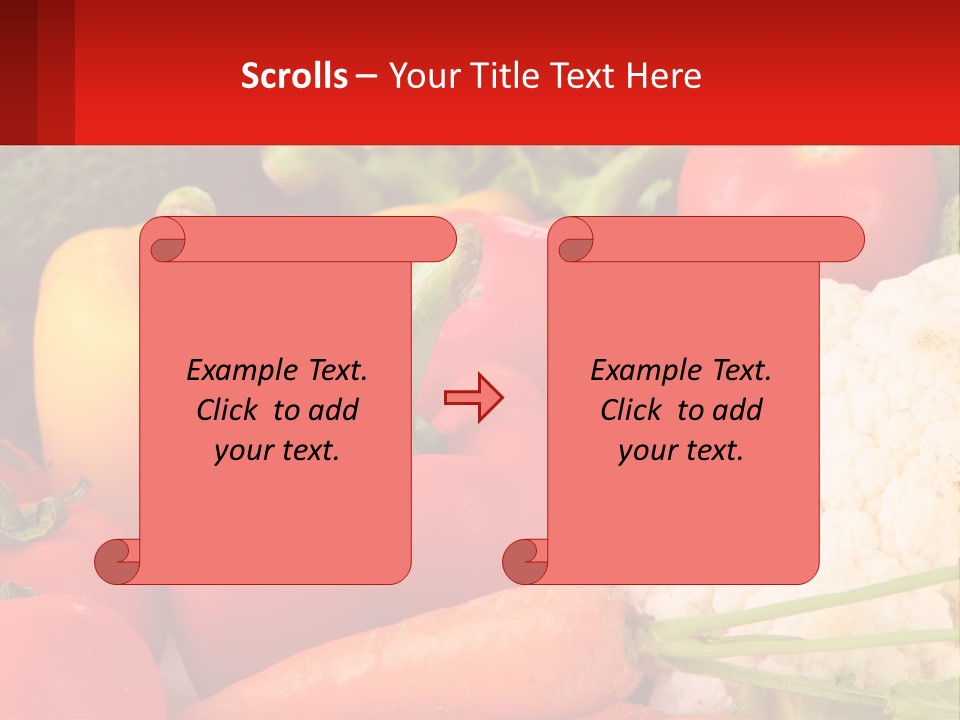 A Bunch Of Different Types Of Vegetables On A Table PowerPoint Template