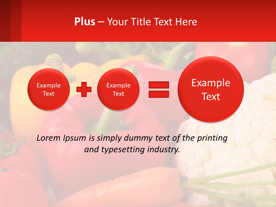 A Bunch Of Different Types Of Vegetables On A Table PowerPoint Template