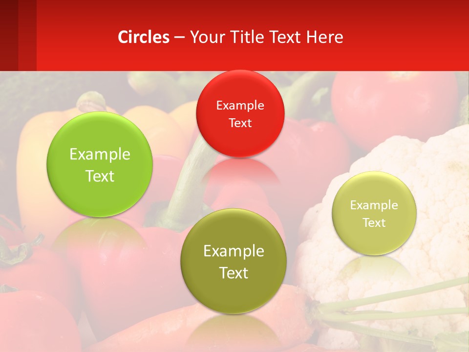 A Bunch Of Different Types Of Vegetables On A Table PowerPoint Template