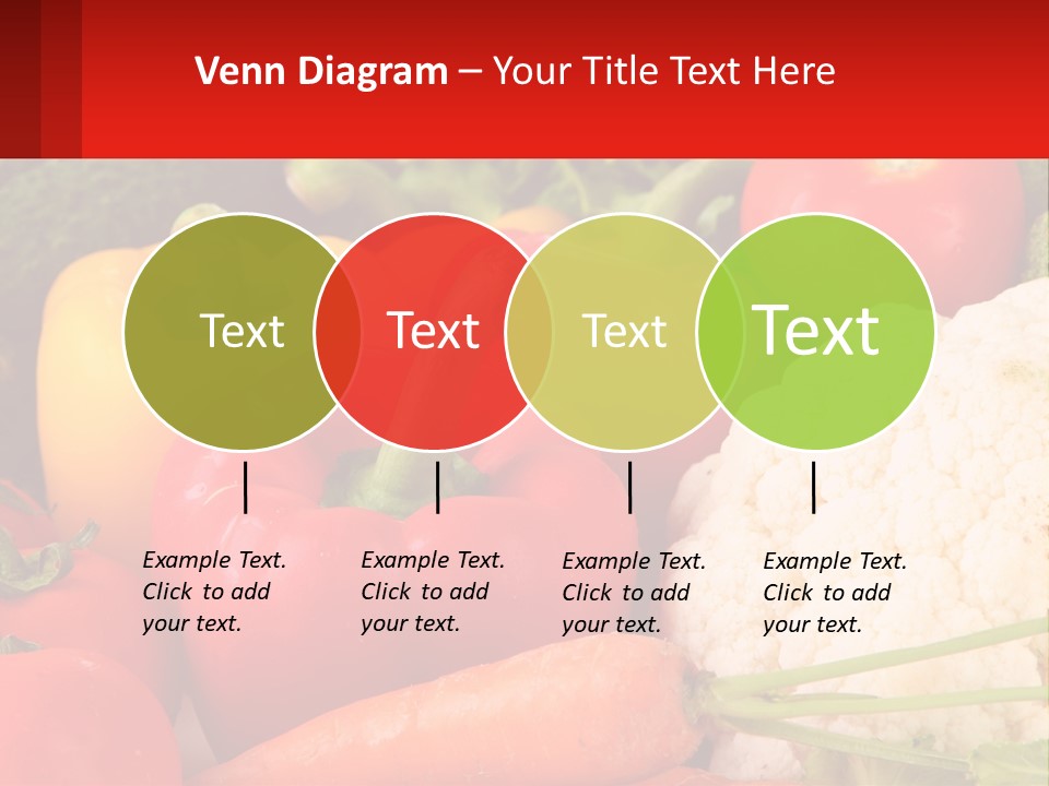 A Bunch Of Different Types Of Vegetables On A Table PowerPoint Template