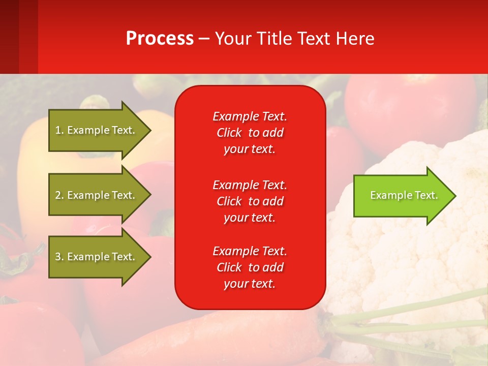 A Bunch Of Different Types Of Vegetables On A Table PowerPoint Template