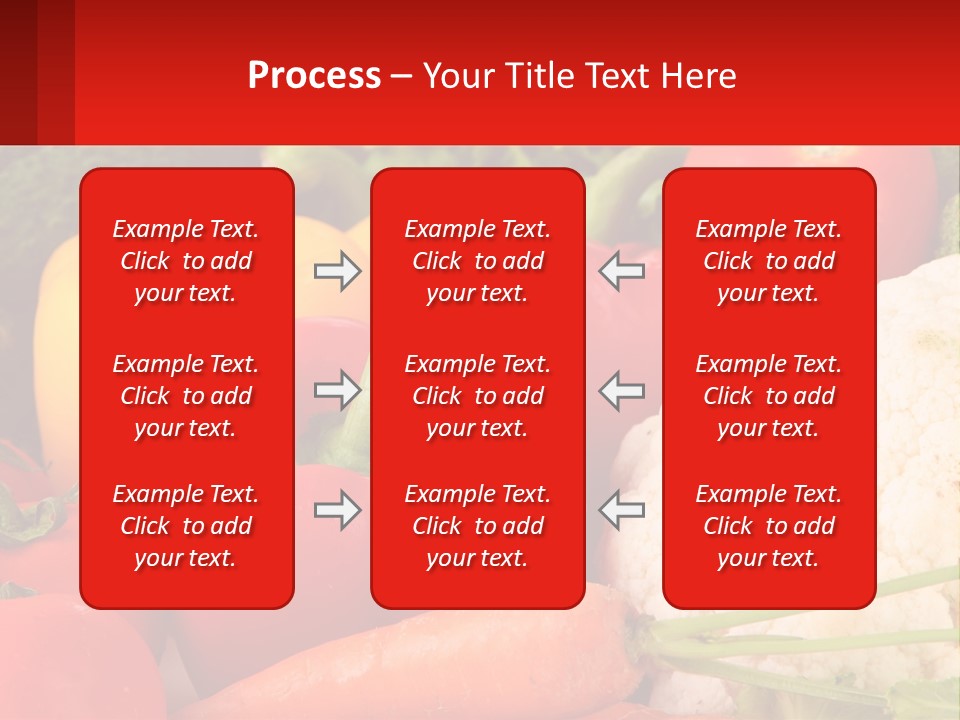 A Bunch Of Different Types Of Vegetables On A Table PowerPoint Template