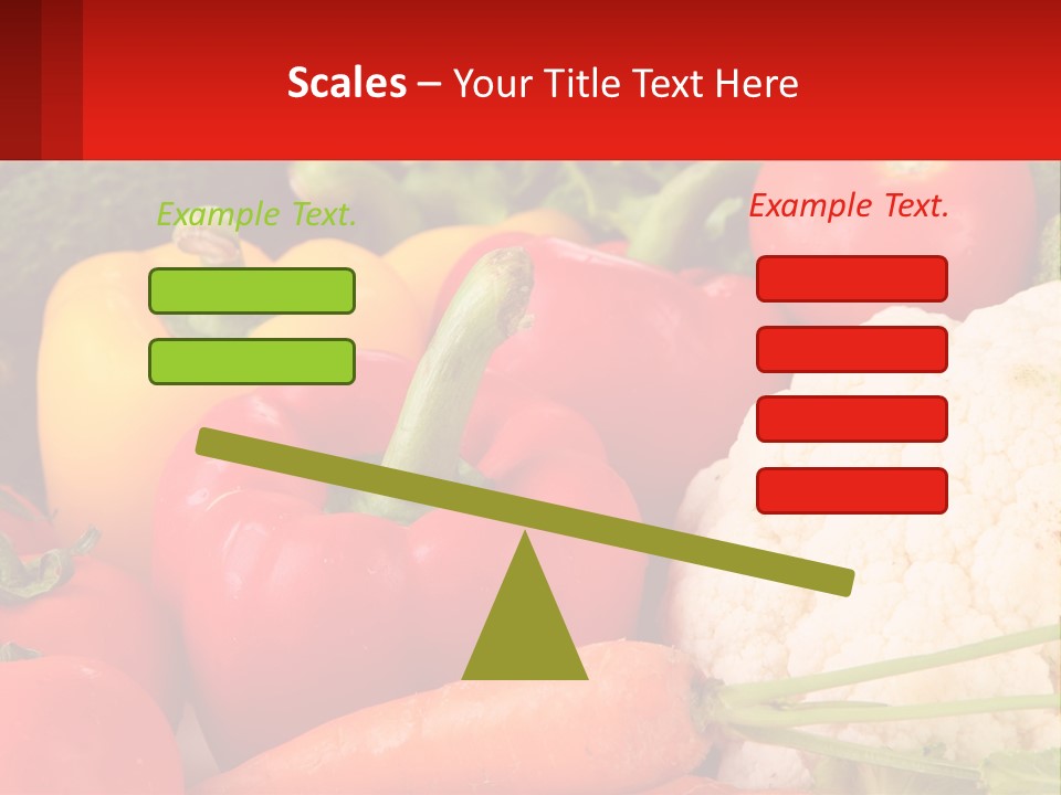 A Bunch Of Different Types Of Vegetables On A Table PowerPoint Template
