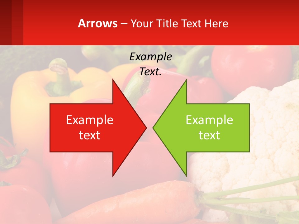 A Bunch Of Different Types Of Vegetables On A Table PowerPoint Template