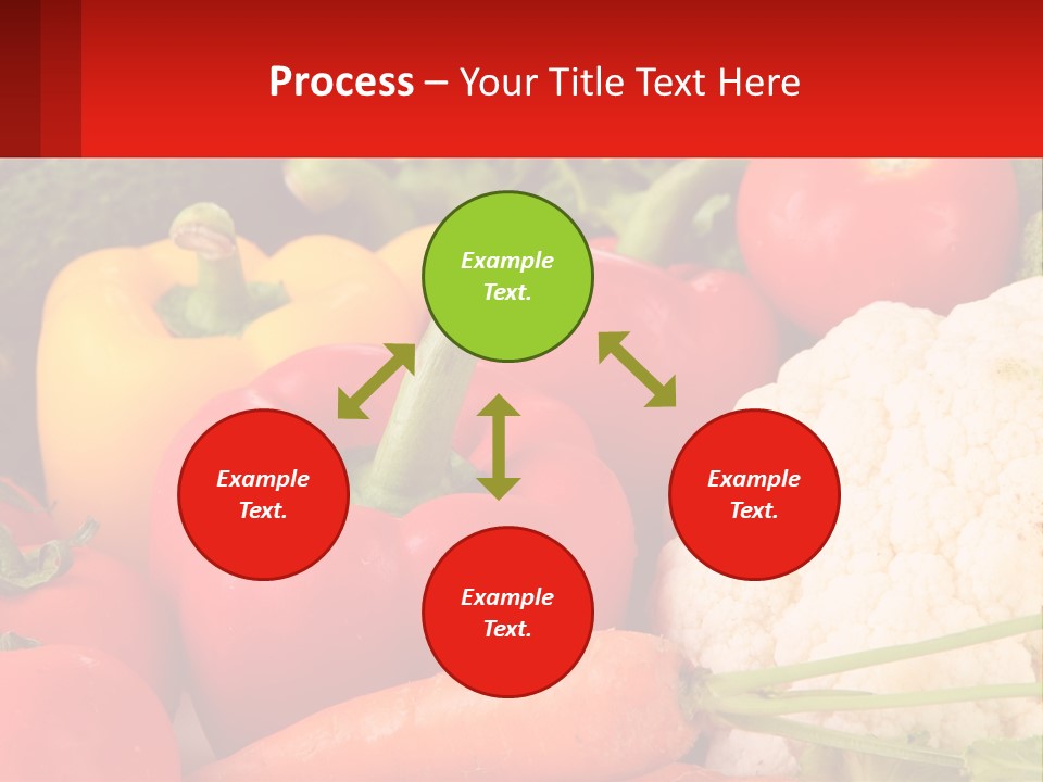 A Bunch Of Different Types Of Vegetables On A Table PowerPoint Template