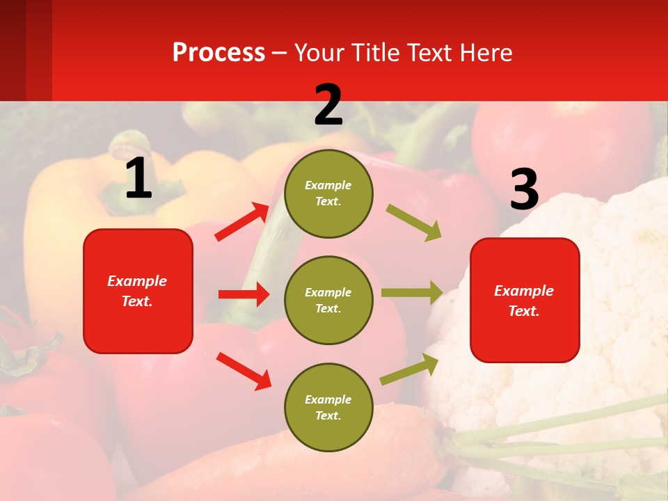 A Bunch Of Different Types Of Vegetables On A Table PowerPoint Template