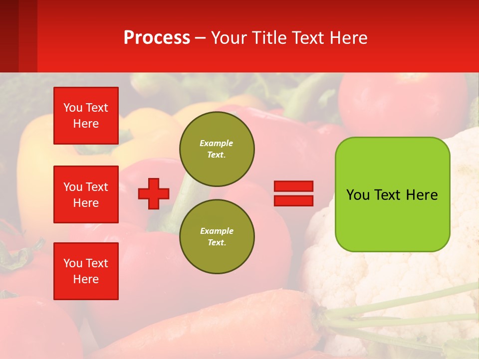 A Bunch Of Different Types Of Vegetables On A Table PowerPoint Template