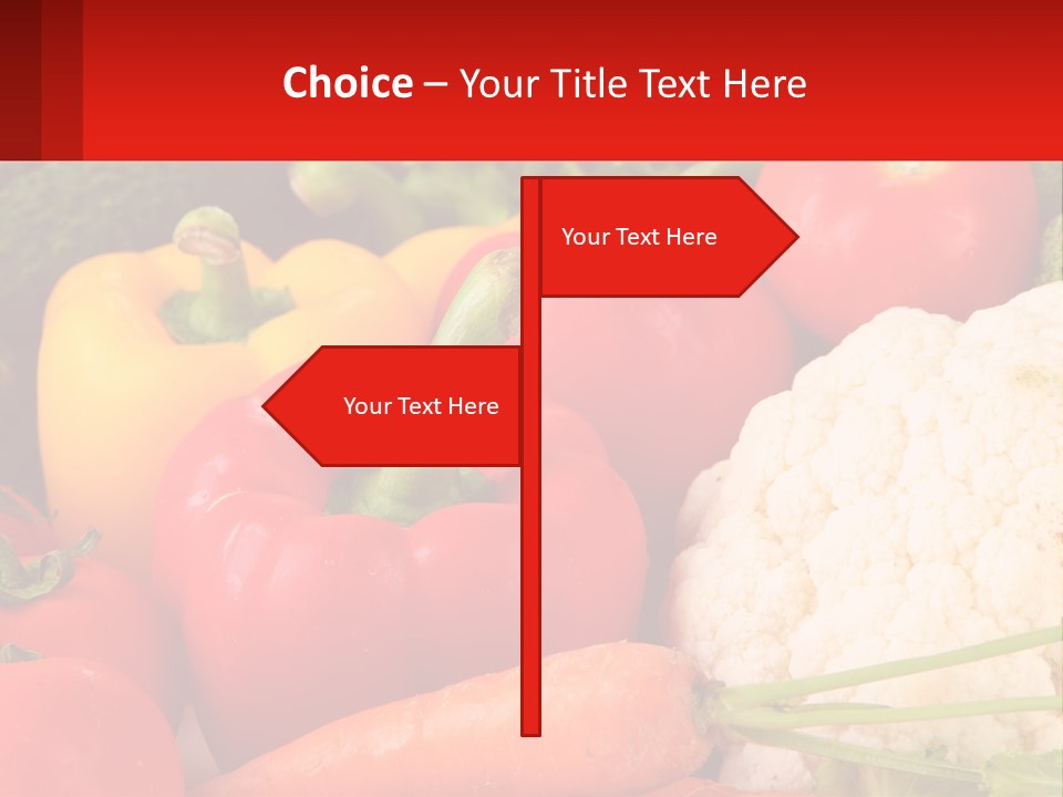 A Bunch Of Different Types Of Vegetables On A Table PowerPoint Template