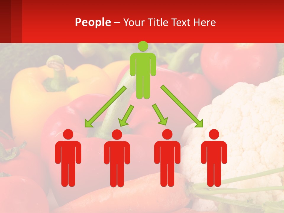 A Bunch Of Different Types Of Vegetables On A Table PowerPoint Template