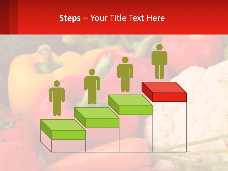 A Bunch Of Different Types Of Vegetables On A Table PowerPoint Template