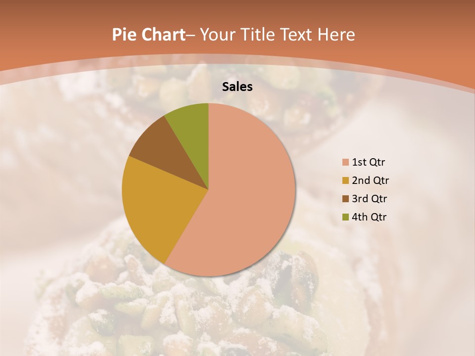 A Group Of Pastries With Nuts On Top Of Them PowerPoint Template