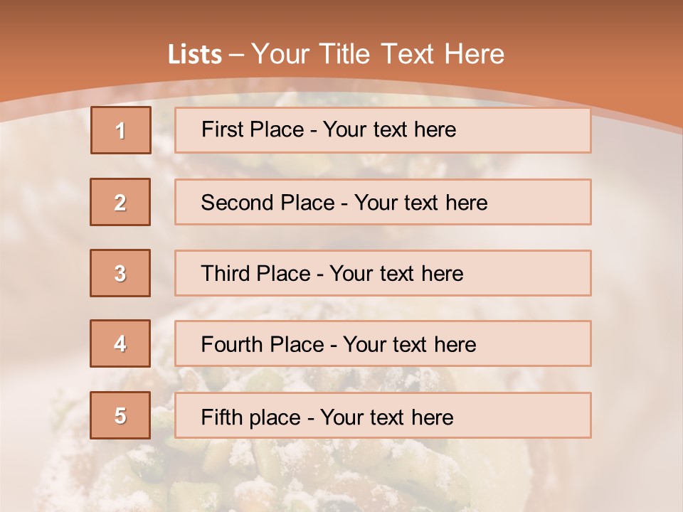 A Group Of Pastries With Nuts On Top Of Them PowerPoint Template