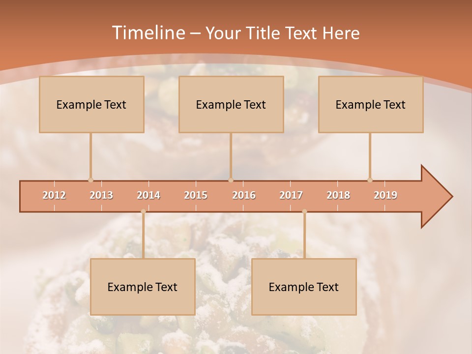 A Group Of Pastries With Nuts On Top Of Them PowerPoint Template