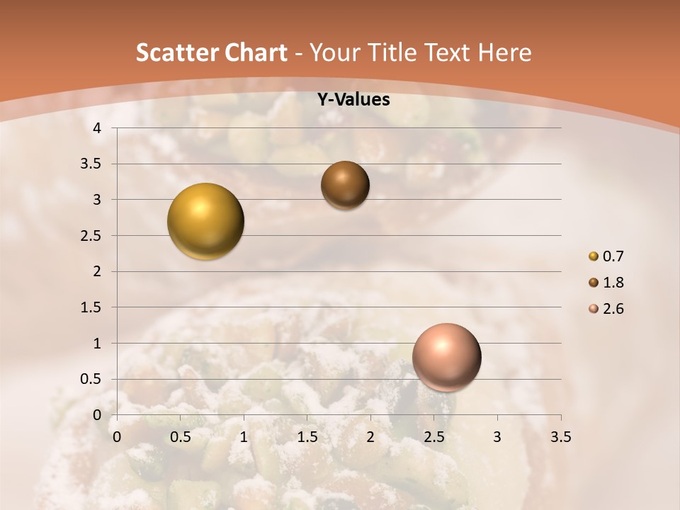 A Group Of Pastries With Nuts On Top Of Them PowerPoint Template