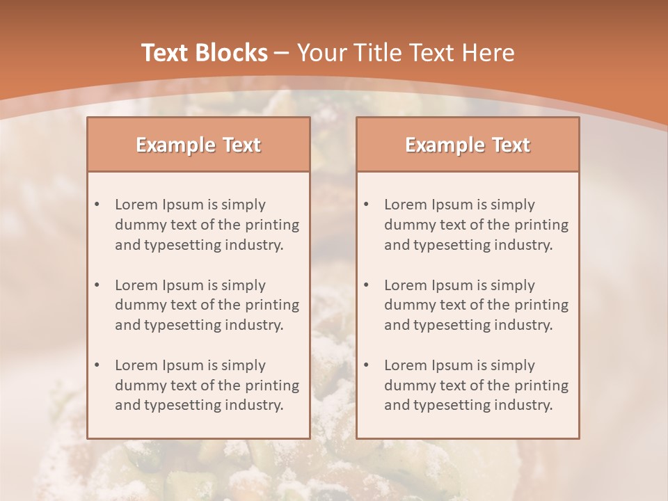 A Group Of Pastries With Nuts On Top Of Them PowerPoint Template