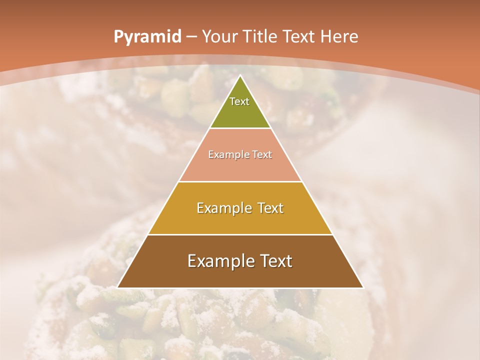 A Group Of Pastries With Nuts On Top Of Them PowerPoint Template