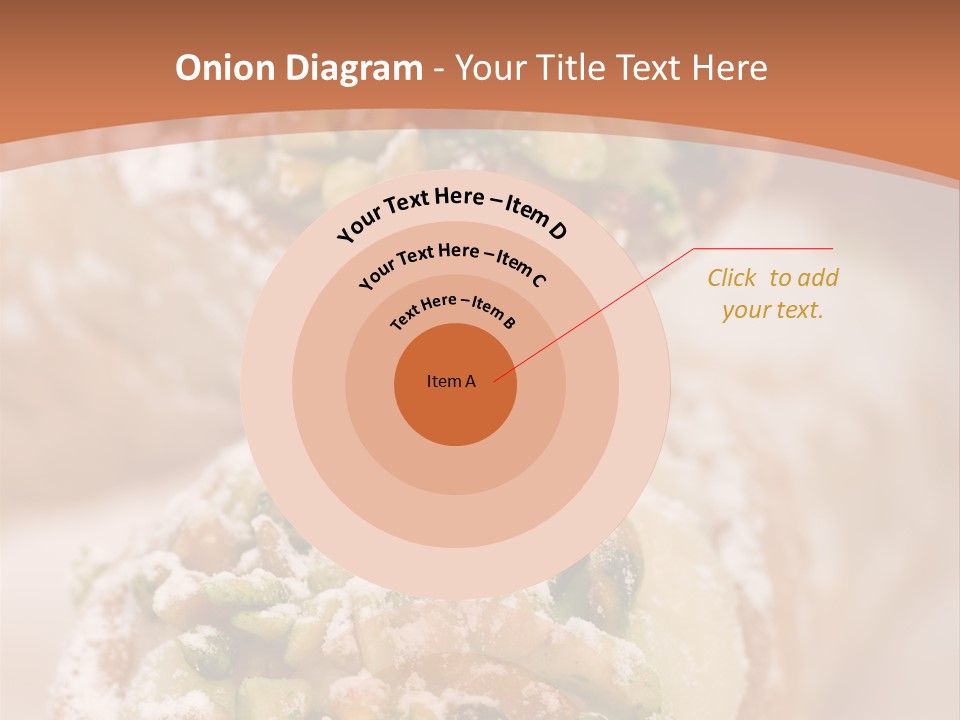 A Group Of Pastries With Nuts On Top Of Them PowerPoint Template