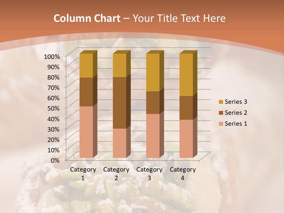 A Group Of Pastries With Nuts On Top Of Them PowerPoint Template
