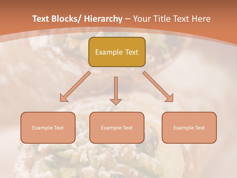A Group Of Pastries With Nuts On Top Of Them PowerPoint Template