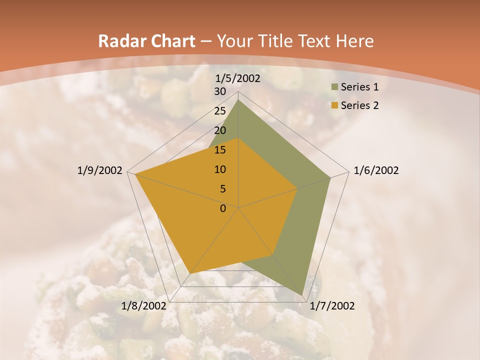 A Group Of Pastries With Nuts On Top Of Them PowerPoint Template