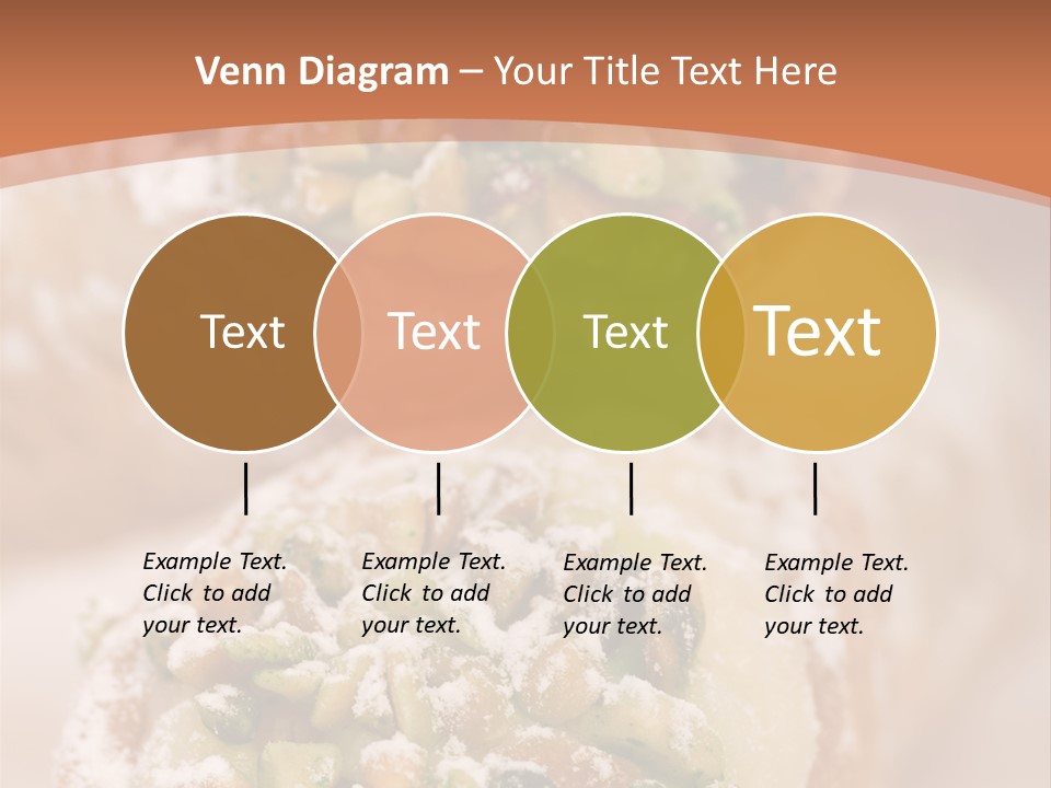 A Group Of Pastries With Nuts On Top Of Them PowerPoint Template
