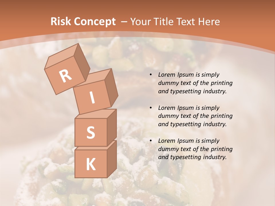 A Group Of Pastries With Nuts On Top Of Them PowerPoint Template