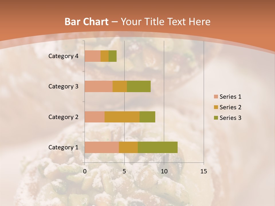 A Group Of Pastries With Nuts On Top Of Them PowerPoint Template