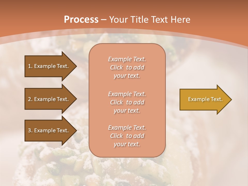 A Group Of Pastries With Nuts On Top Of Them PowerPoint Template