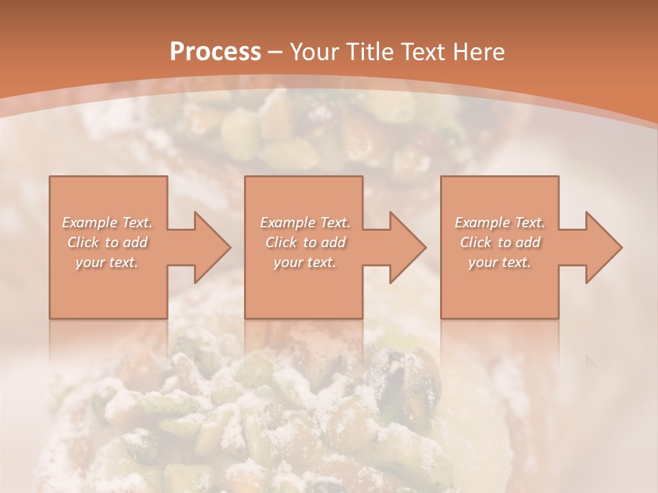 A Group Of Pastries With Nuts On Top Of Them PowerPoint Template