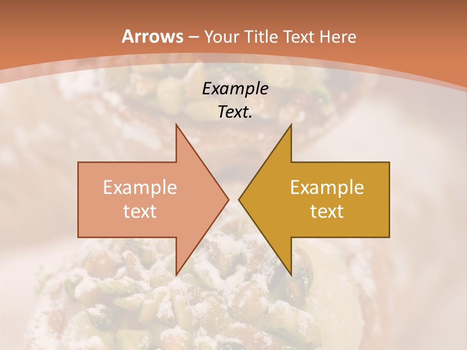 A Group Of Pastries With Nuts On Top Of Them PowerPoint Template