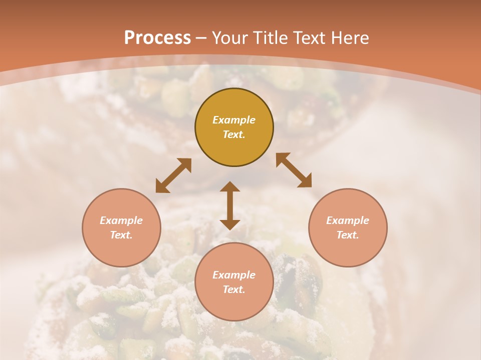 A Group Of Pastries With Nuts On Top Of Them PowerPoint Template