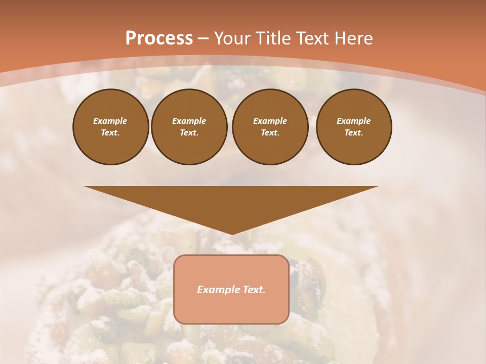 A Group Of Pastries With Nuts On Top Of Them PowerPoint Template