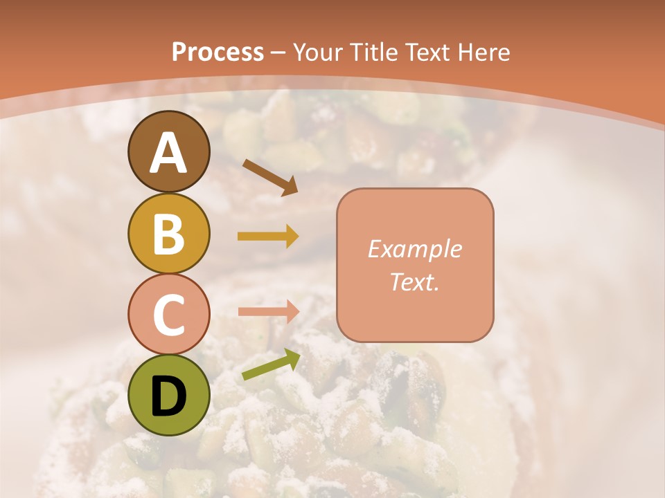 A Group Of Pastries With Nuts On Top Of Them PowerPoint Template