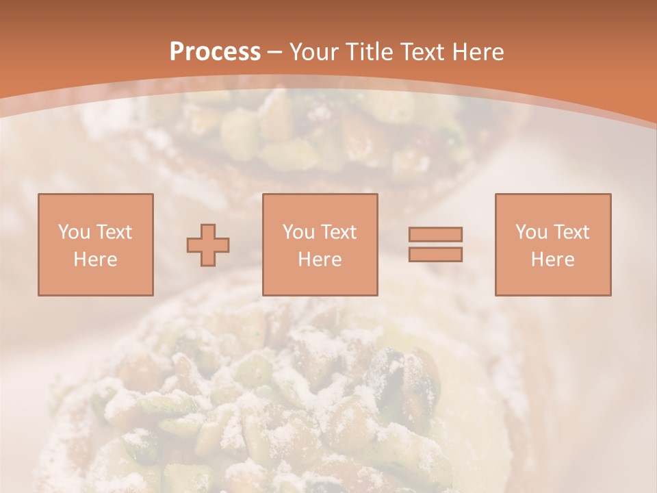A Group Of Pastries With Nuts On Top Of Them PowerPoint Template
