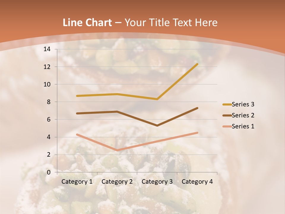 A Group Of Pastries With Nuts On Top Of Them PowerPoint Template