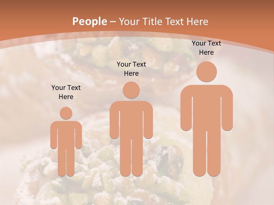 A Group Of Pastries With Nuts On Top Of Them PowerPoint Template