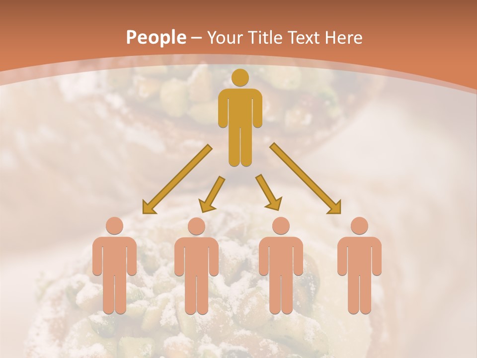 A Group Of Pastries With Nuts On Top Of Them PowerPoint Template