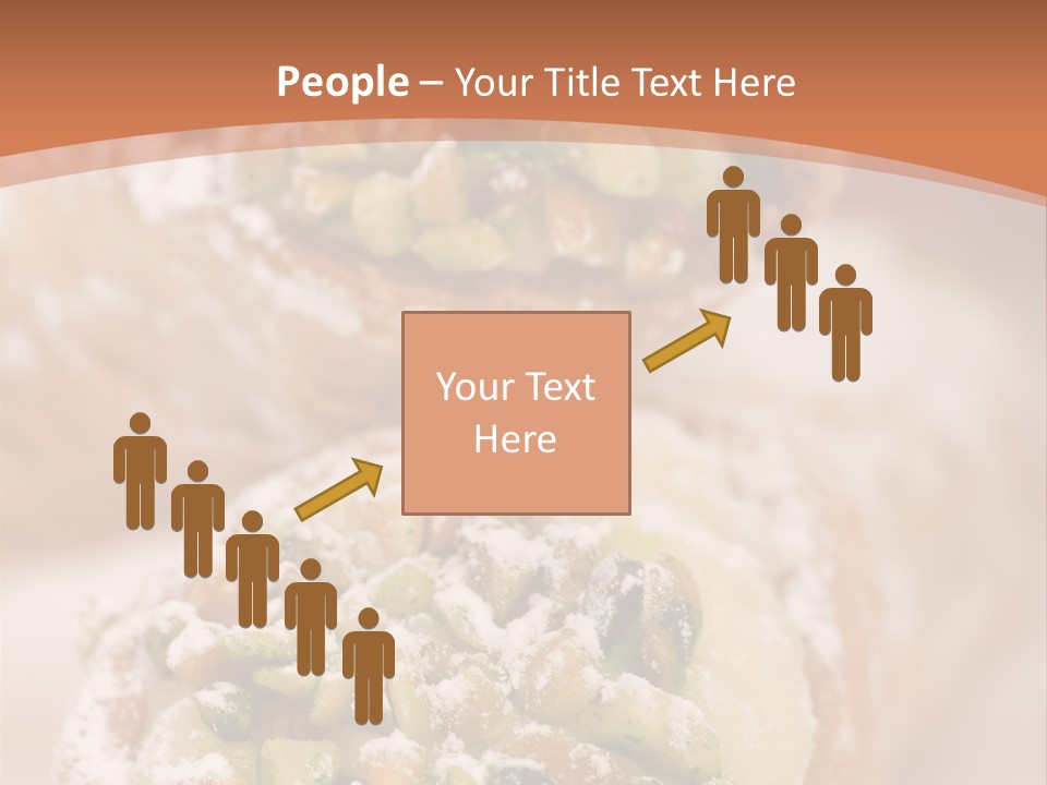 A Group Of Pastries With Nuts On Top Of Them PowerPoint Template