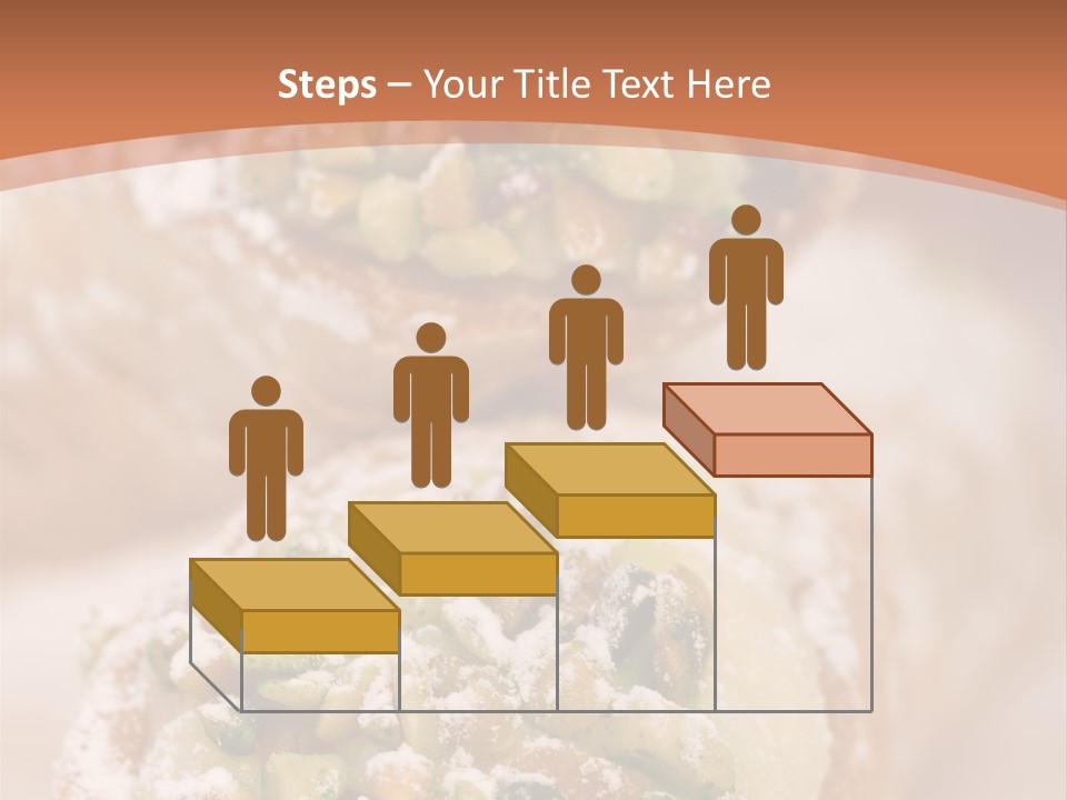 A Group Of Pastries With Nuts On Top Of Them PowerPoint Template
