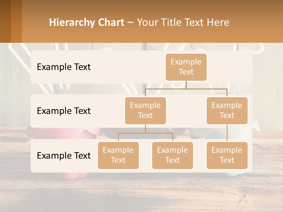 A Group Of Three Eggs Sitting In A Row On Top Of A Wooden Table PowerPoint Template