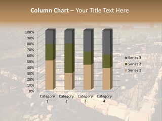 A Stone Wall In The Middle Of A Field PowerPoint Template