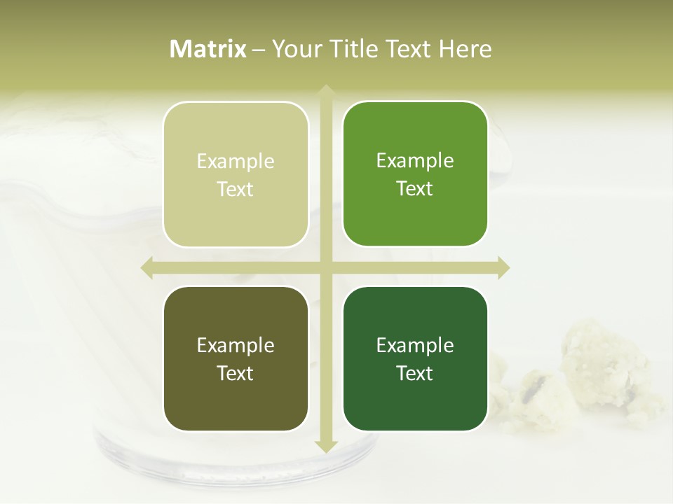 A Bowl Of Yogurt Sitting On Top Of A Table PowerPoint Template
