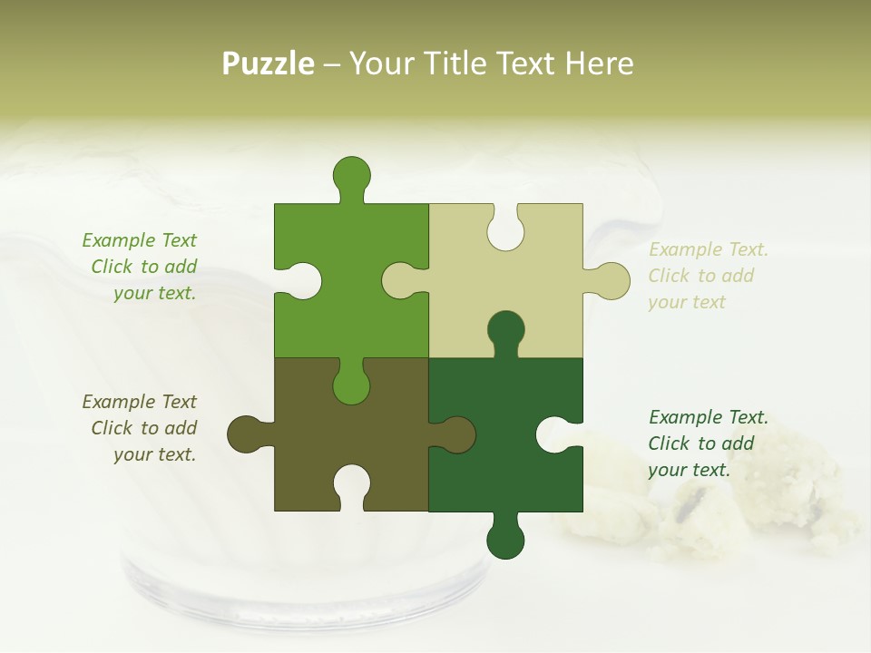 A Bowl Of Yogurt Sitting On Top Of A Table PowerPoint Template