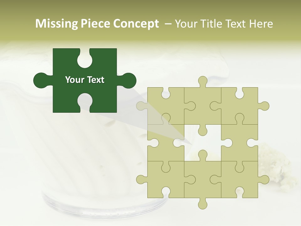 A Bowl Of Yogurt Sitting On Top Of A Table PowerPoint Template