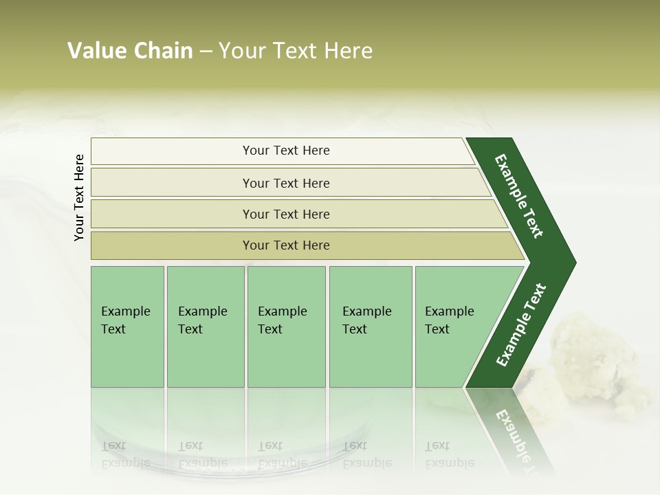 A Bowl Of Yogurt Sitting On Top Of A Table PowerPoint Template