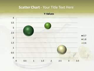 A Bowl Of Yogurt Sitting On Top Of A Table PowerPoint Template